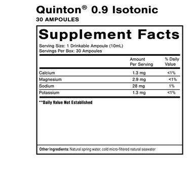 Quinton Isotonic Ampoules